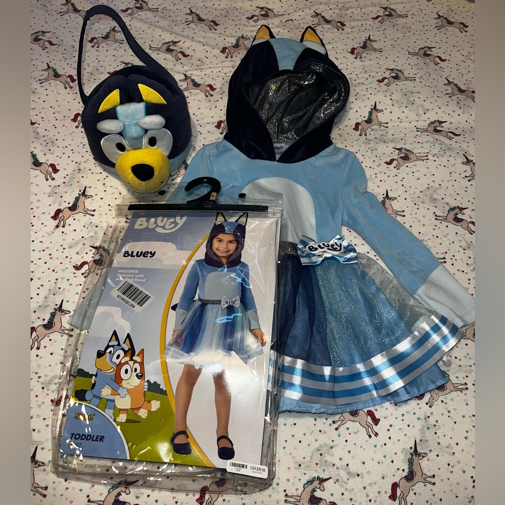 2T Bluey Halloween Costume